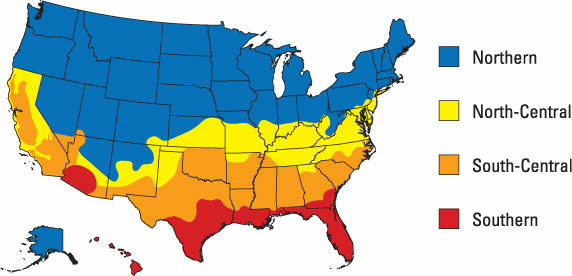 US Climate Zone Map