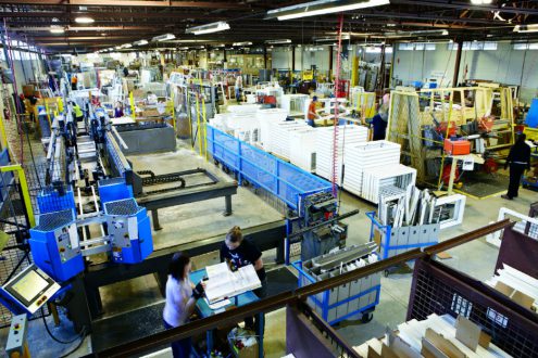 Pollard warehouse production line
